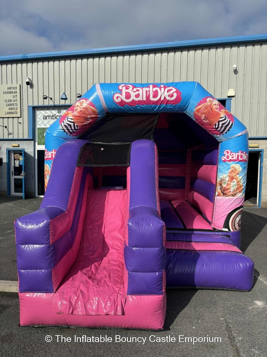 Barbie Front Slide Combo - Bouncy Castle & Soft Play Hire | Party Games ...