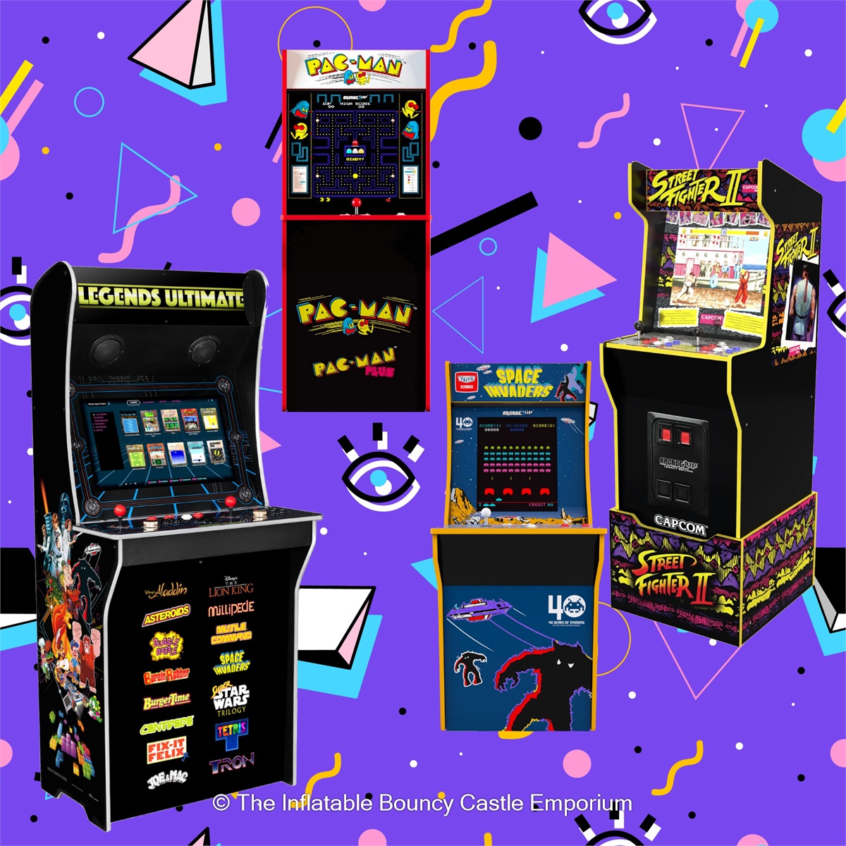 Mega Retro Arcade Games Package Best Bouncy Castle & Soft Play Hire